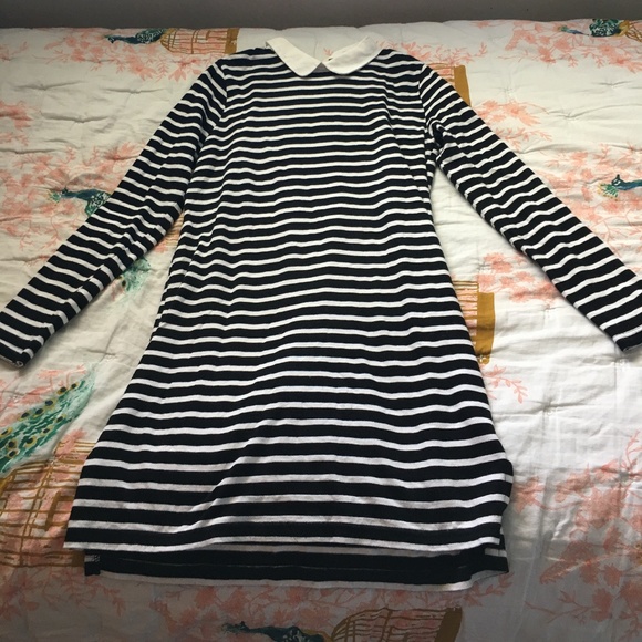 Black & White Striped Dress - Picture 1 of 7